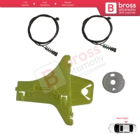 VW Tiguan MK1 5N 2007-2018 5-Kapı SUV 5N0839462 İçin Arka Sağ Kapı Cam Kriko Tamir Seti