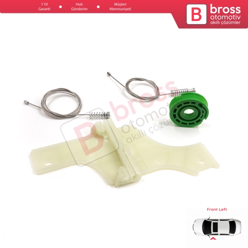 Peugeot 508 MK1 W23  8D 8E 2010-2018 4/5 Kapı 9221GY İçin Elektrikli Ön Sol Cam Kriko Tamir Seti