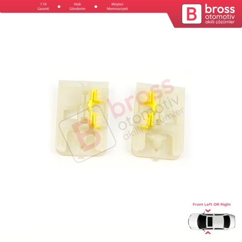 Ford Focus MK3 Opel Astra J VW Golf MK7 5G 4/5 Kapı İçin Ön Sağ veya Sol Cam Kriko Tamir Klipsi 1+2