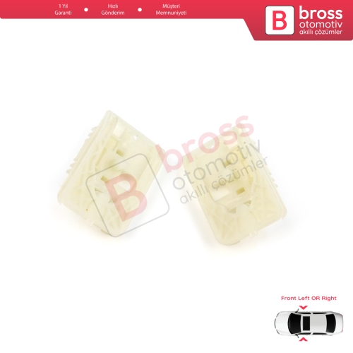 Ford Focus MK3 Opel Astra J VW Golf MK7 5G 4/5 Kapı İçin Ön Sağ veya Sol Cam Kriko Tamir Klipsi 1+2