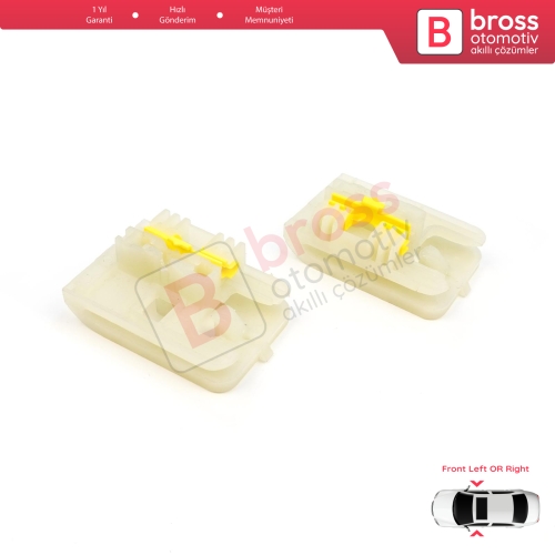 Ford Focus MK3 Opel Astra J VW Golf MK7 5G 4/5 Kapı İçin Ön Sağ veya Sol Cam Kriko Tamir Klipsi 1+2