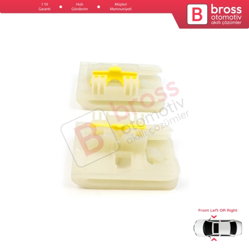 Ford Focus MK3 Opel Astra J VW Golf MK7 5G 4/5 Kapı İçin Ön Sağ veya Sol Cam Kriko Tamir Klipsi 1+2