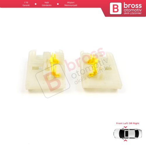 Ford Focus MK3 Opel Astra J VW Golf MK7 5G 4/5 Kapı İçin Ön Sağ veya Sol Cam Kriko Tamir Klipsi 1+2