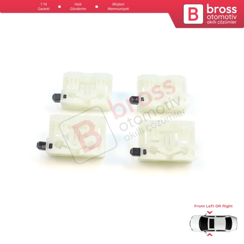 Chevrolet Cruze MK1 2008-2016 Volt MK1 2010-2015 95382556 İçin 4 Adet Ön Kapı Cam Kriko Tamir Klipsi