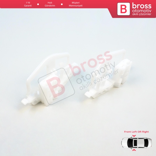 Ford Fiesta MK5 JD JH 2002–2008 Coupe 2/3 Kapı 2S51B23200 İçin Sağ veya Sol Kapı Cam Kriko Tamir Klipsi A+B