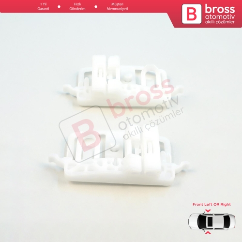 Ford Fiesta MK5 JD JH 2002–2008 Coupe 2/3 Kapı 2S51B23200 İçin Sağ veya Sol Kapı Cam Kriko Tamir Klipsi A+B