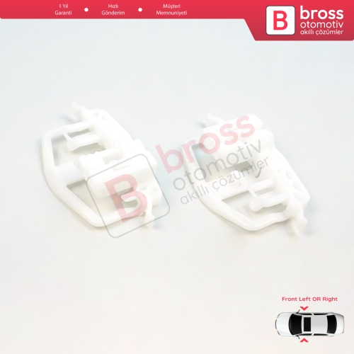 Ford Fiesta MK5 JD JH 2002–2008 Coupe 2/3 Kapı 2S51B23200 İçin Sağ veya Sol Kapı Cam Kriko Tamir Klipsi A+B