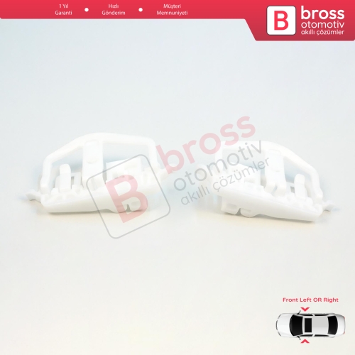 Ford Fiesta MK5 JD JH 2002–2008 Coupe 2/3 Kapı 2S51B23200 İçin Sağ veya Sol Kapı Cam Kriko Tamir Klipsi A+B