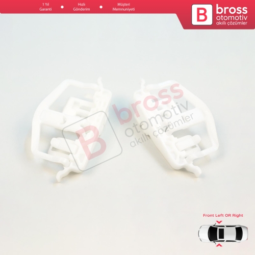 Ford Fiesta MK5 JD JH 2002–2008 Coupe 2/3 Kapı 2S51B23200 İçin Sağ veya Sol Kapı Cam Kriko Tamir Klipsi A+B