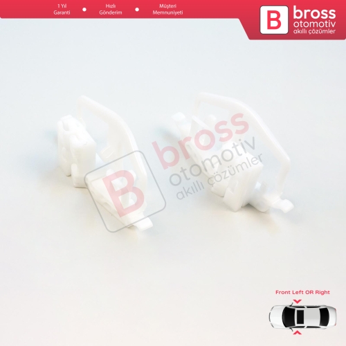 Ford Fiesta MK5 JD JH 2002–2008 Coupe 2/3 Kapı 2S51B23200 İçin Sağ veya Sol Kapı Cam Kriko Tamir Klipsi A+B