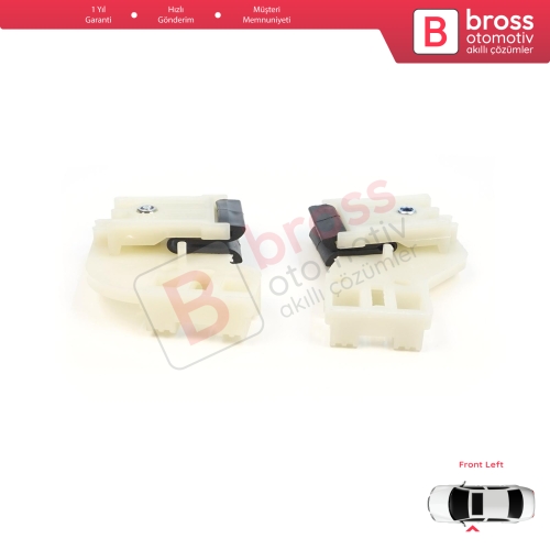 VW Polo MK4 6Q 9A 9N 9N3 9A4 4/5-Kapı Hatchback  Sedan 6Q4837461 İçin Elektrikli Ön Sol Kapı Cam Kriko Tamir Klipsi L1+L2