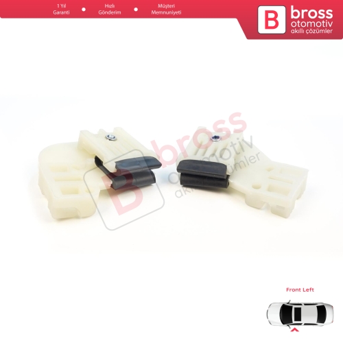 VW Polo MK4 6Q 9A 9N 9N3 9A4 4/5-Kapı Hatchback  Sedan 6Q4837461 İçin Elektrikli Ön Sol Kapı Cam Kriko Tamir Klipsi L1+L2