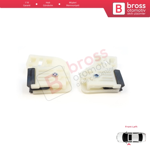 VW Polo MK4 6Q 9A 9N 9N3 9A4 4/5-Kapı Hatchback  Sedan 6Q4837461 İçin Elektrikli Ön Sol Kapı Cam Kriko Tamir Klipsi L1+L2