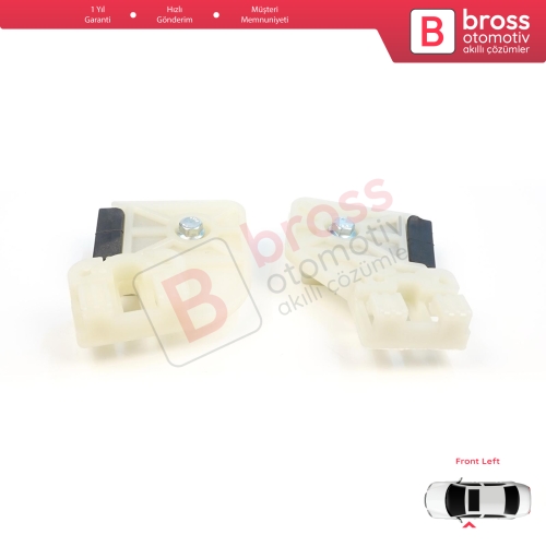 VW Polo MK4 6Q 9A 9N 9N3 9A4 4/5-Kapı Hatchback  Sedan 6Q4837461 İçin Elektrikli Ön Sol Kapı Cam Kriko Tamir Klipsi L1+L2