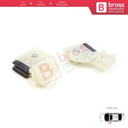 VW Polo MK4 6Q 9A 9N 9N3 9A4 4/5-Kapı Hatchback  Sedan 6Q4837461 İçin Elektrikli Ön Sol Kapı Cam Kriko Tamir Klipsi L1+L2