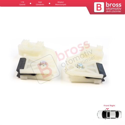 VW Polo MK4 6Q 9A 9N 9N3 9A4 4/5-Kapı Hatchback  Sedan 6Q4837462 İçin Elektrikli Ön Sağ Kapı Cam Kriko Tamir Klipsi R1+R2