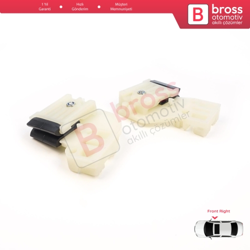 VW Polo MK4 6Q 9A 9N 9N3 9A4 4/5-Kapı Hatchback  Sedan 6Q4837462 İçin Elektrikli Ön Sağ Kapı Cam Kriko Tamir Klipsi R1+R2