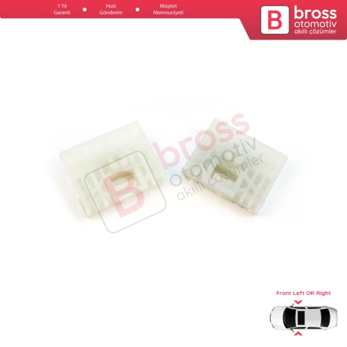 Audi A4 B6 B7 Seat Exeo 3R VW Touareg MK1 7L Porsche Cayenne MK1 8E0837461 İçin Ön Kapı Cam Kriko Tamir Klipsi A+B