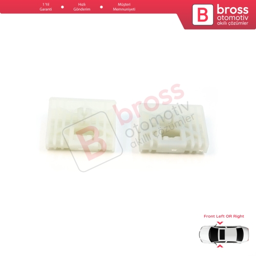 Audi A4 B6 B7 Seat Exeo 3R VW Touareg MK1 7L Porsche Cayenne MK1 8E0837461 İçin Ön Kapı Cam Kriko Tamir Klipsi A+B