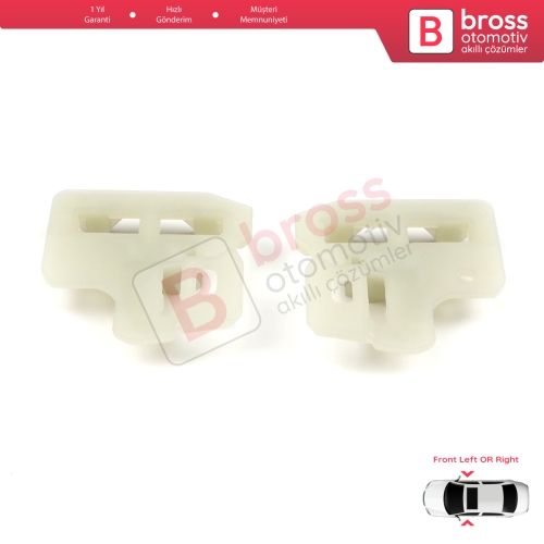 BMW X5 E53 2000-2006 51338254911 51338254912 İçin Ön Sağ veya Sol Kapı Cam Kriko Tamir Klips Seti