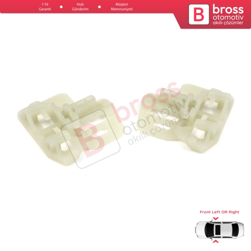 BMW X5 E53 2000-2006 51338254911 51338254912 İçin Ön Sağ veya Sol Kapı Cam Kriko Tamir Klips Seti
