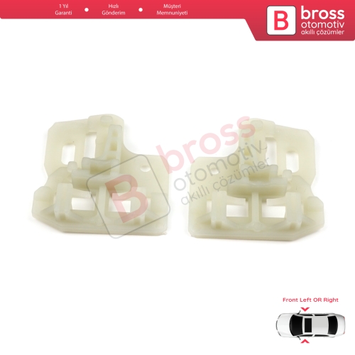 BMW X5 E53 2000-2006 51338254911 51338254912 İçin Ön Sağ veya Sol Kapı Cam Kriko Tamir Klips Seti
