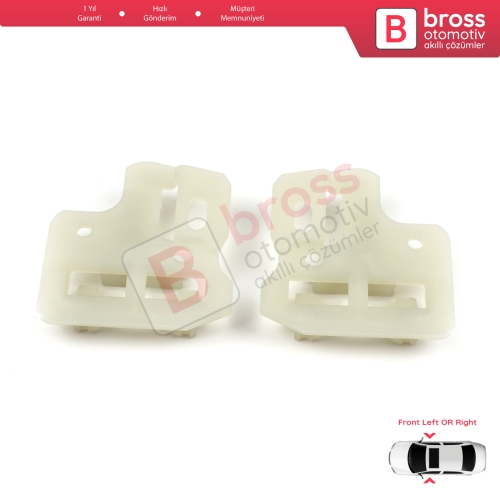 BMW X5 E53 2000-2006 51338254911 51338254912 İçin Ön Sağ veya Sol Kapı Cam Kriko Tamir Klips Seti