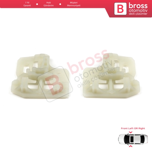 BMW X5 E53 2000-2006 51338254911 51338254912 İçin Ön Sağ veya Sol Kapı Cam Kriko Tamir Klips Seti