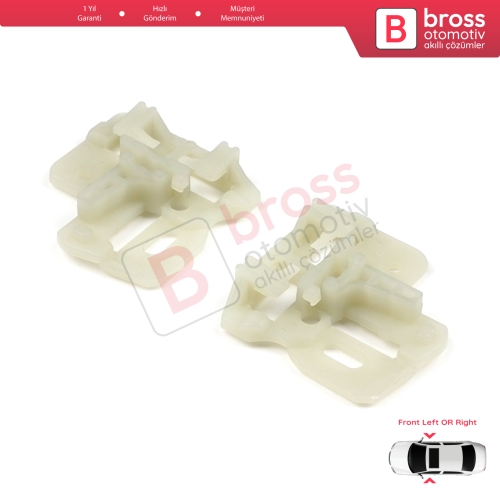 BMW X5 E53 2000-2006 51338254911 51338254912 İçin Ön Sağ veya Sol Kapı Cam Kriko Tamir Klips Seti