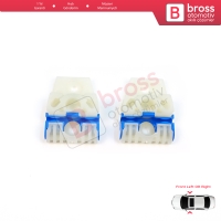 VW Golf MK5 2003-2009 Jetta A5 1K 2005-2010 1K4837461 İçin Ön Kapı Cam Kriko Tamir Klipsi A+B