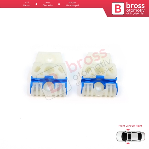 VW Golf MK5 2003-2009 Jetta A5 1K 2005-2010 1K4837461 İçin Ön Kapı Cam Kriko Tamir Klipsi A+B