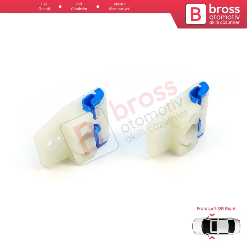 VW Golf MK5 2003-2009 Jetta A5 1K 2005-2010 1K4837461 İçin Ön Kapı Cam Kriko Tamir Klipsi A+B