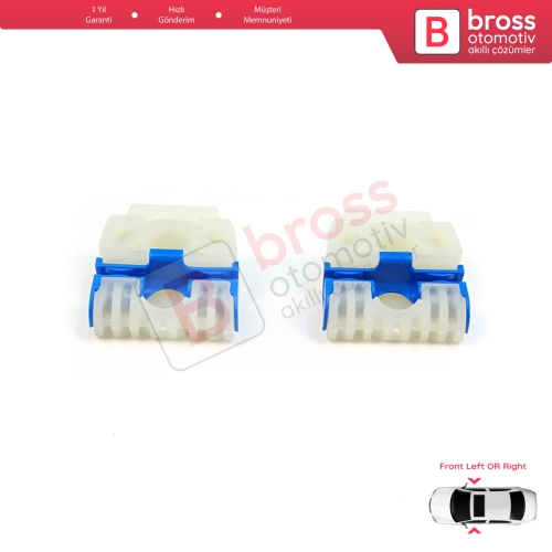 VW Golf MK5 2003-2009 Jetta A5 1K 2005-2010 1K4837461 İçin Ön Kapı Cam Kriko Tamir Klipsi A+B