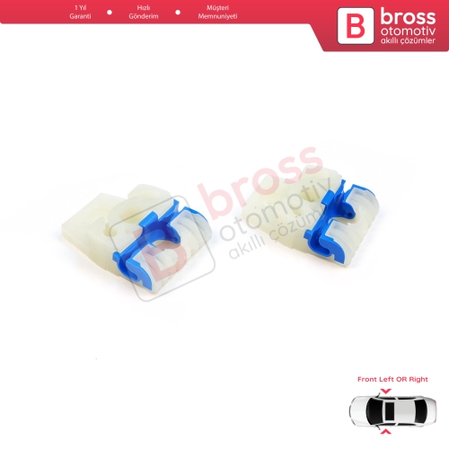 VW Golf MK5 2003-2009 Jetta A5 1K 2005-2010 1K4837461 İçin Ön Kapı Cam Kriko Tamir Klipsi A+B