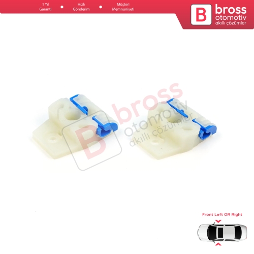 VW Golf MK5 2003-2009 Jetta A5 1K 2005-2010 1K4837461 İçin Ön Kapı Cam Kriko Tamir Klipsi A+B