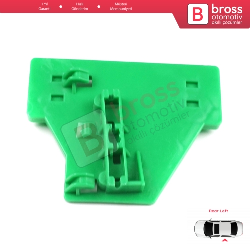 Audi A4 B6 8E2 8E5 B7 8EC 8ED Seat Exeo 3R 4/5 Kapı 8E0839461 İçin Arka Sol Kapı Cam Kriko Tamir Klipsi