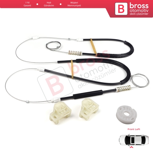 VW Passat B5 B5.5 3B 3BG Skoda Superb MK1 B5 3U 3B1837461 İçin Ön Sol Cam Kriko Tamir Seti