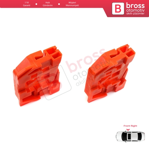 VW Touran MK1 1T1 1T2 1T3 2003-2015 1T1837462 İçin Ön Sağ Kapı Cam Kriko Tamir Klipsi