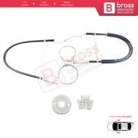 Renault Clio MK2 BB/CB 1998-2012 4/5 Kapı 7700842240 7700842241 İçin Ön Sağ veya Sol Kapı Cam Kriko Tamir Seti