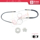 Renault Clio MK2 BB/CB 1998-2012 4/5 Kapı 7700842240 7700842241 İçin Ön Sağ veya Sol Kapı Cam Kriko Tamir Seti