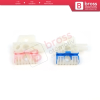 VW Golf MK6 A6 5K 5K1 AJ5 2008-20014 5-Kapı 5K0837461 İçin Elektrikli Ön Sol Cam Kriko Tamir Klipsi A+B