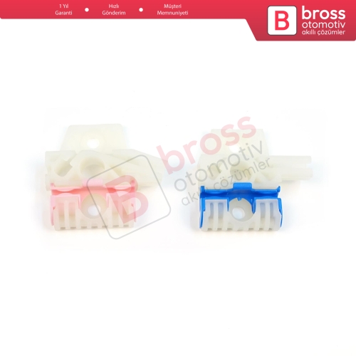 VW Golf MK6 A6 5K 5K1 AJ5 2008-20014 5-Kapı 5K0837461 İçin Elektrikli Ön Sol Cam Kriko Tamir Klipsi A+B