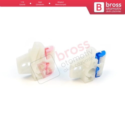 VW Golf MK6 A6 5K 5K1 AJ5 2008-20014 5-Kapı 5K0837461 İçin Elektrikli Ön Sol Cam Kriko Tamir Klipsi A+B