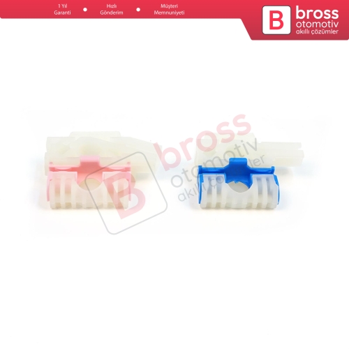 VW Golf MK6 A6 5K 5K1 AJ5 2008-20014 5-Kapı 5K0837461 İçin Elektrikli Ön Sol Cam Kriko Tamir Klipsi A+B