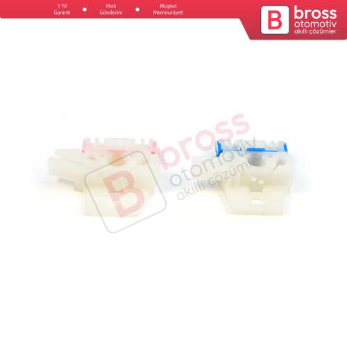 VW Golf MK6 A6 5K 5K1 AJ5 2008-20014 5-Kapı 5K0837461 İçin Elektrikli Ön Sol Cam Kriko Tamir Klipsi A+B