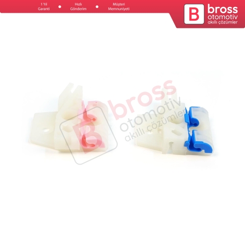 VW Golf MK6 A6 5K 5K1 AJ5 2008-20014 5-Kapı 5K0837461 İçin Elektrikli Ön Sol Cam Kriko Tamir Klipsi A+B