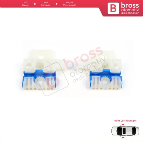 VW Golf MK6 A6 5K 5K1 AJ5 2008-20014 5-Kapı 5K0837462 İçin Elektrikli Ön Kapı Cam Kriko Tamir Klipsi A+B