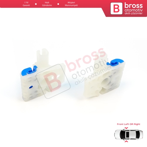 VW Golf MK6 A6 5K 5K1 AJ5 2008-20014 5-Kapı 5K0837462 İçin Elektrikli Ön Kapı Cam Kriko Tamir Klipsi A+B