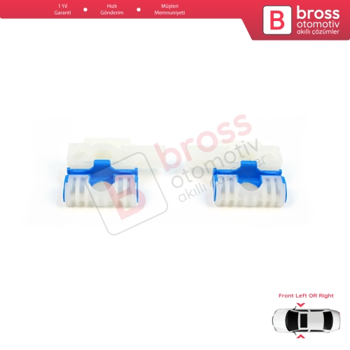 VW Golf MK6 A6 5K 5K1 AJ5 2008-20014 5-Kapı 5K0837462 İçin Elektrikli Ön Kapı Cam Kriko Tamir Klipsi A+B