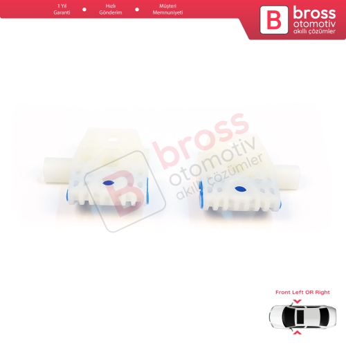 VW Golf MK6 A6 5K 5K1 AJ5 2008-20014 5-Kapı 5K0837462 İçin Elektrikli Ön Kapı Cam Kriko Tamir Klipsi A+B